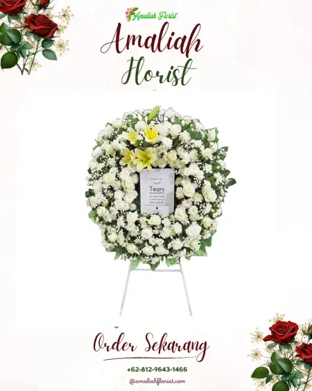 Krans Bunga Duka Sebengkok